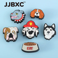 หัวเข็มขัดรองเท้า, JJBXC CHARM, อุปกรณ์เสริมรองเท้า, การออกแบบสุนัขน่ารัก, รองเท้าแฟชั่น DIY