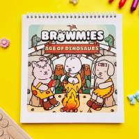 Browmies Age Dinosaurs Coloring Book