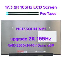 Original NE173QHM NY1 NY3 for ASUS G713 G733 GX703 PX713 17.3" QHD2K 165Hz Laptop LCD Screen 2560x1440 Display Panel 40pins eDP