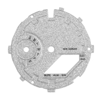 New Frost Gold Fire Pattern Dial for GA2100 GA-2100 Metal Disc Trend Personality Modification Inner