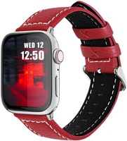 【日本代購】Fullmosa Apple Watch 錶帶 蘋果手錶錶帶 44 毫米 42 毫米 apple watch 真皮皮革 替換錶帶