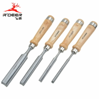 飛鹿 木柄半圓鑿 雕刻刀 雕花鑿 雕刻鑿 木雕刀 RT-M007