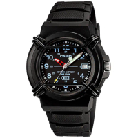 【CASIO 卡西歐】運動時尚休閒腕錶(HDA-600B-1B)