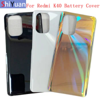Battery Cover Rear Door Housing Back Case For Xiaomi Redmi K40 K40Pro Battery Cover with Logo Replacement Parts