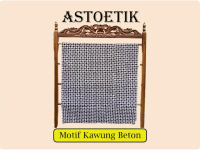 Kain Batik Cap Motif Kawung Beton