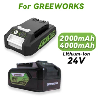 For Greenworks Battery 2000mAh 4000mAh 24V Lithium-Ion Battery For Various Products Of 24V Greenworks