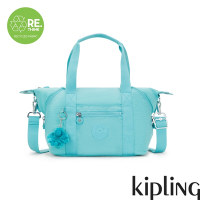 Kipling 質感湖水綠手提側背包-ART MINI
