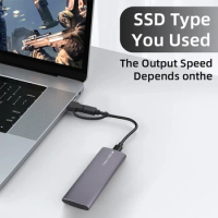 M2 SSD Case NVME SATA Dual Protocol M.2 to USB Type C 3.1 SSD Adapter for NVME PCIE NGFF SATA SSD Disk Box M.2 SSD Case