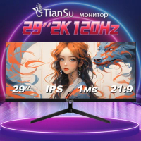 Tiansu 29 inch Computer Monitor 2K 120Hz WFHD Wide Display Pc Gaming HDR Monitor IPS 21:9 2k 200Hz Monitors HDMI Gamer Screen