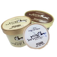 【四方鮮乳】鮮乳冰淇淋-原味/巧克力x11盒組(100ml±10ml/盒)