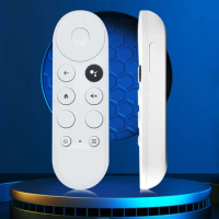 G9N9N IR Remote Bluetooth-Compatible Voice Smart TV Remote Set-Top Box Remote Control for Google TV Chromecast 4K Snow