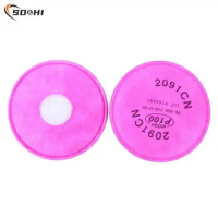 2PCS 2091/2097 Particulate Filter P100 For 3M 6200/6800/7502 Painting Spray Industry Mask Respirator
