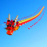 free shipping dragon kite flying Chinese kites toys traditional kite outdoor game adults professional kite inflatable kite power