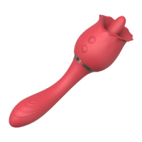 Rose Tongue licking clitoral nipple stimulation female masturbation vibrator adults sex toys women 18+