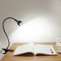 USB Power Desk Lamps Flexible LED Light With Clip on the Table Students Study Lamps Bedside Night Lamp With Switch USB LED Lamp