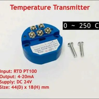 RTD PT 100 PT-100 Temperature Transmitter Output 4-20mA 24VDC l 0 - 300C
