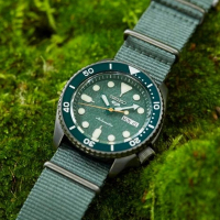 【SEIKO 精工】5 Sports系列 Lineup 森林綠 機械腕錶 SK044 母親節 禮物(SRPD77K1/4R36-07G0H)