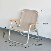 內地直送 - walkhike戶外露營折疊椅|雙人鋁合金可攜式克米特靠背扶手休閒椅子（平行進口）