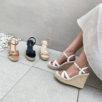 Simoncelli Sandal Wedges Tali Belakang 10 Cm Multifungsi | Sandal Tali Kerja | Kondangan | Sandal Im