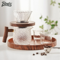 Bincoo手沖咖啡分享壺套裝v60濾杯玻璃法壓壺咖啡壺套組