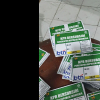 plat nomor rumah kpr subsidi desain bisa custom