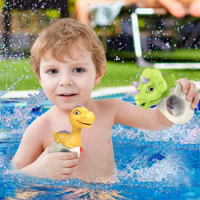 Summer Water Gun Cartoon Animals Dinosaurs Kids Swimming Pool Sand Beach Guns Toys Baby Bath Playing Spray Water Amusement Toy