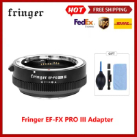 Fringer EF-FX PRO III lens adapter EF-FX II for Canon EF Lens to Fujifilm Auto Focus Adapter Compatible Fujifilm X-H X-T X-PRO