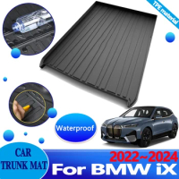Car Trunk Floor Mats for BMW iX 2023 Accessories 2022 2024 I20 Waterproof Carpet Liner Protector Luggage Upholstered Storage Pad