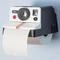 [拉拉百貨]復古相機面紙盒 拍立得 造型 紙巾 捲筒 相片 可愛創意KUSO 捲式衛生紙 交換禮物 禮品