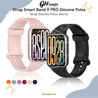 Strap Smart Band 9 PRO Silicone Tali Pengganti Xiaomi Smart Band 8 PRO Strap Smartband 9 PRO Bahan S