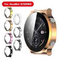 For Huawei Watch GT 2 Pro Watch Protective Cover Case GT2 Pro Accessories 2in1 Tempered Glass + Full Screen Protector Case Shell