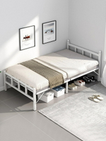 【免運】朝暮心居 折疊床家用可折疊簡易床小床辦公室午休1.2m單人床出租房成人鐵床