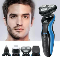 Máy cạo râu đa năng cao cấp 6D shaver cao cấp chống nước cạo sạch nhanh chóng
