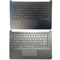 New US Keyboard For HP Pavilion 14-CF 14S-C 14-DF 14S-DF 14-DK 14S-CR 240 G8 With Palmrest Upper Cover