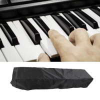 Piano Keyboard Dust Cover Waterproof Breathable Stretchy Black Electric Piano Protective Case For 61 Keys Digital Piano