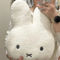 Đồ Chơi Nhồi Bông Đầu Thỏ, Miffy, Gối Nhung Dễ Thương, Dành Cho Nam Và Nữ, Thích Hợp Cho Đệm Sofa Gi