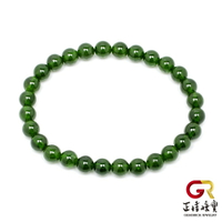 透輝石 頂級艷綠 6.5mm 透輝石手珠 日本彈力繩 正佳珠寶