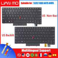US keyboard for Lenovo ThinkPad A475 A485 T470 T480 01HX459 01AX364