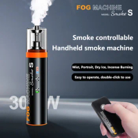 LENSGO Smoke S 30W Portable Handheld Fog Machine Dry ice Smoke Effect Powerful Photography Smoke Machine for Film Productions