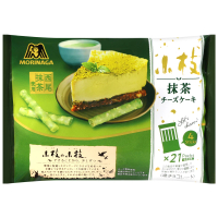 【森永製菓】小枝餅乾棒-抹茶起司蛋糕風味(110g)