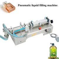 Hot Sale Pneumatic Milk Mineral Water Filling Machine Single Head Liquid Filling Machine Pedal Type Quantitative Filling Machine