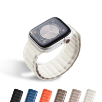 【General】Apple Watch 磁性鏈紋錶帶 適用蘋果手錶 38/40/41mm - 星光色(手錶 錶帶)