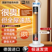 新款石墨烯加濕取暖器家用暖風機冷暖兩用全屋速熱智能語音電暖器
