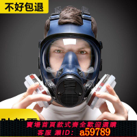 【台灣公司 可打統編】防毒面具全面罩噴漆化工甲醛防粉塵全臉農藥放毒頭罩呼吸面罩消防