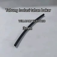 harga permeter Isolasi bakar / selongsong isolasi bakar / Tabung isolasi bakar 3mm