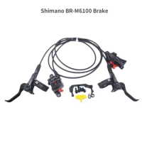 SHIMANO DEORE M6100 M6120 Brake Mountain Bikes Hidraulic Disc Brake BR BL M6100 M6120 DEORE Brake Left &amp; Right