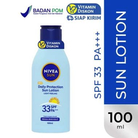 NIVEA DAILY PROTECTION SUN LOTION 100 ML | LOTION SUNSCREEN, SUN LOTION, SPF 33 PA+++, SUNSCREEN, TA