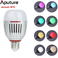 Aputure Accent B7C RGBWW LED Light with Charging Case for Video Photography
