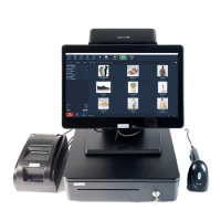 14-Inch Touch Screen Cash Register with Printer, Scanner, Cash Box