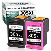 ตลับหมึก INKCLOUD 305XL ที่ใช้ร่วมกันได้สำหรับ HP 2700 2720e 2720 2710 4120 4120e 4130 Envy 6000 601